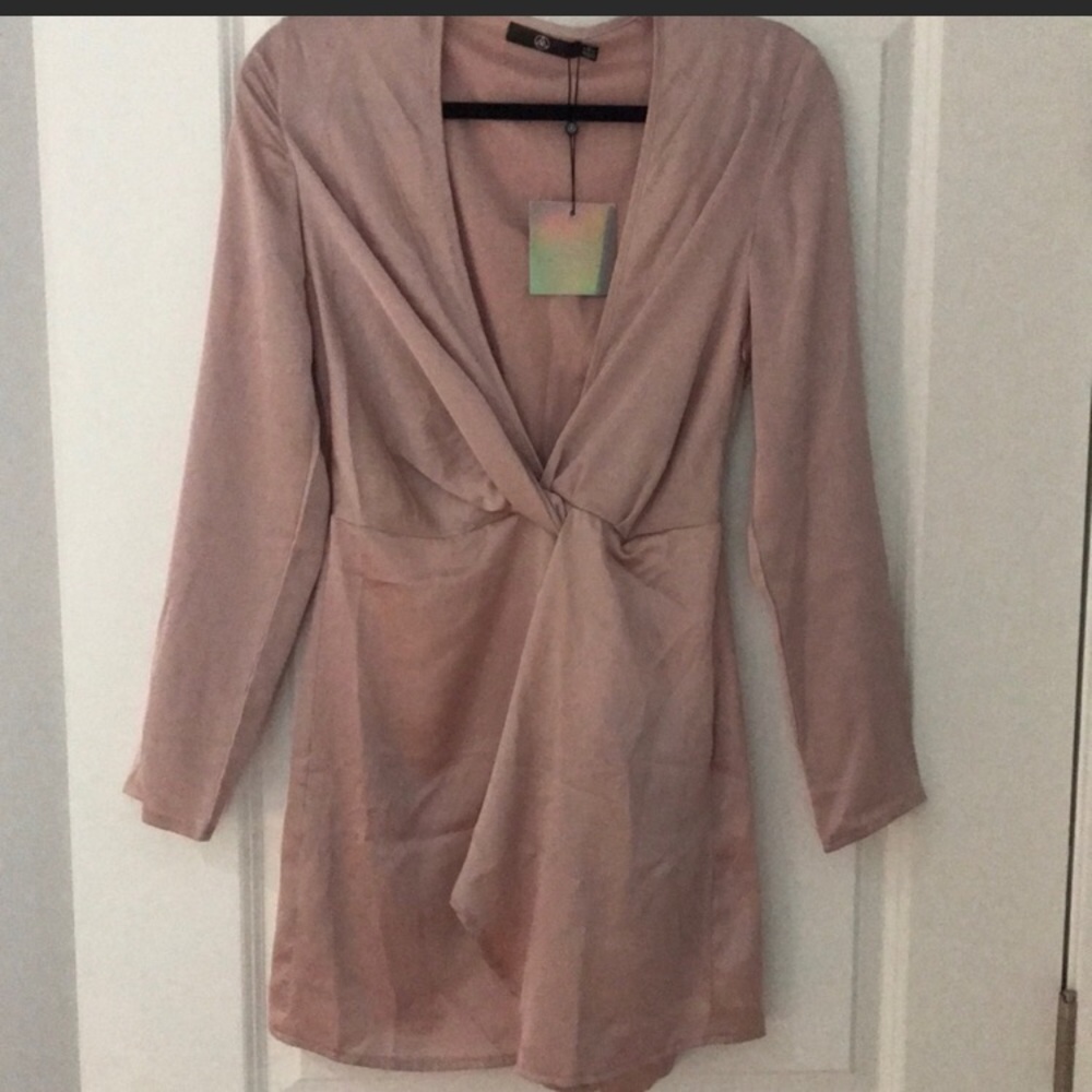 Misguided Satin Dress